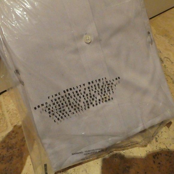 NWT Enro Ultra Poplin Dress Shirt - Picture 4 of 4